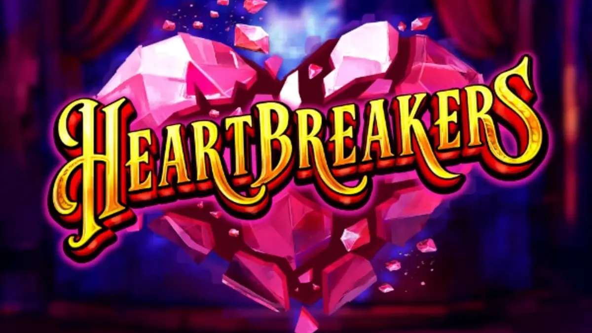 Tampilan visual slot Heartbreakers dengan tema burlesque Western